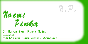 noemi pinka business card